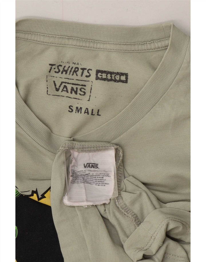Vans Herren-T-Shirt mit Grafik, Größe S, Grau, Baumwolle