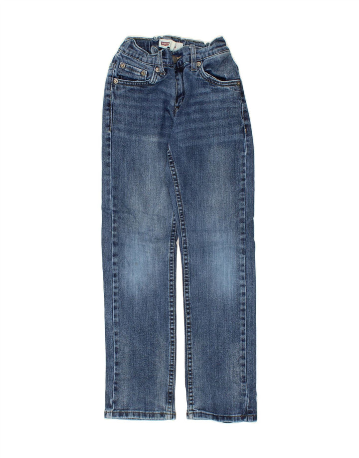 LEVI'S Boys 511 Slim Jeans 9-10 Years W25 L25 Blue Cotton Vintage Levi's and Second-Hand Levi's from Messina Hembry 