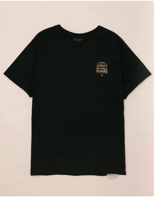 Champion Herren-T-Shirt mit Grafik, mittelgrüne Baumwolle