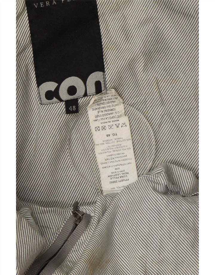 Conbipel Herren Lederjacke IT 48 Medium Schwarz