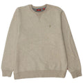 IZOD Herren-Sweatshirt-Pullover, mittelbeige Baumwolle