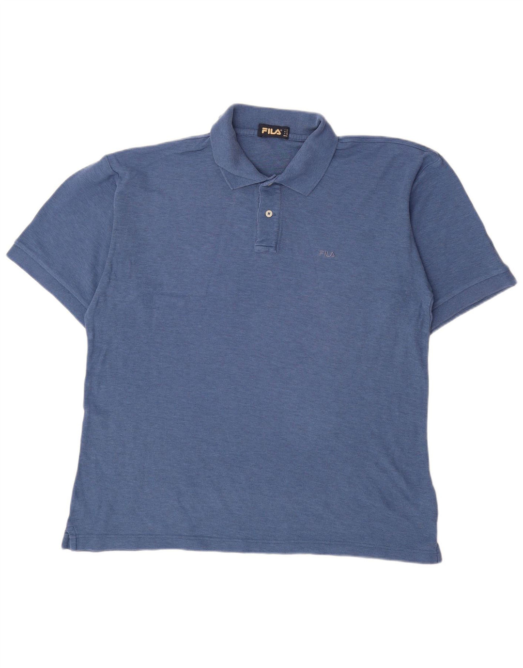 Fila Herren Poloshirt IT 56 XL Blau Baumwolle