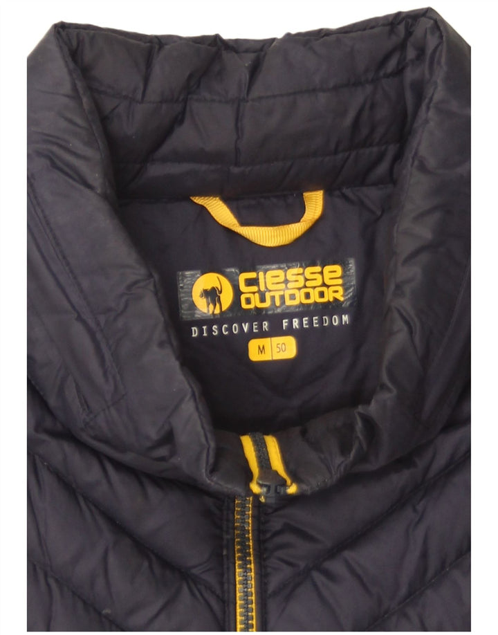 Ciesse Piumini gepolsterte Herrenweste, Größe 50, mittelmarineblaues Nylon