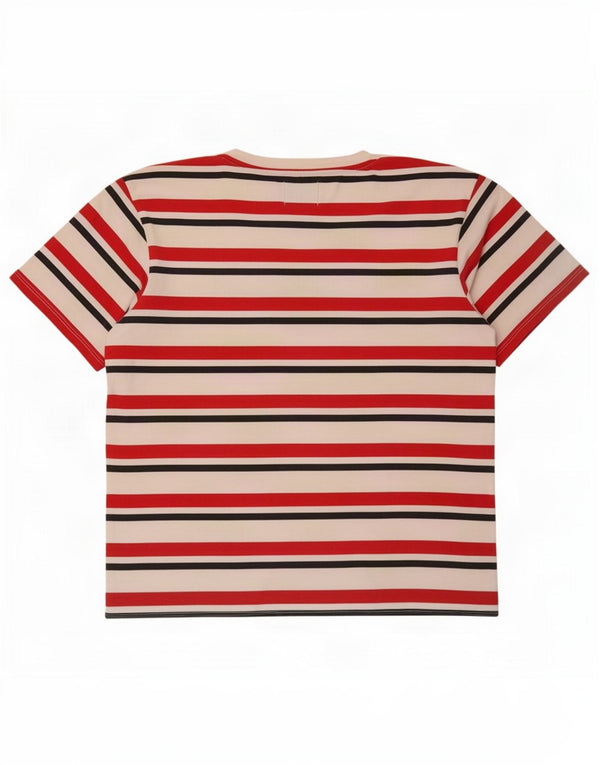 Guess Herren-T-Shirt mit Grafik, groß, mehrfarbig, gestreift, Baumwolle