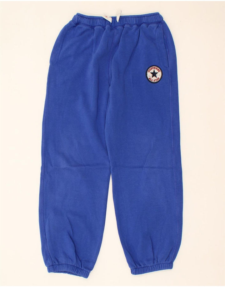 CONVERSE Boys Tracksuit Trousers Joggers 10-11 Years Medium  Blue Vintage Converse and Second-Hand Converse from Messina Hembry 