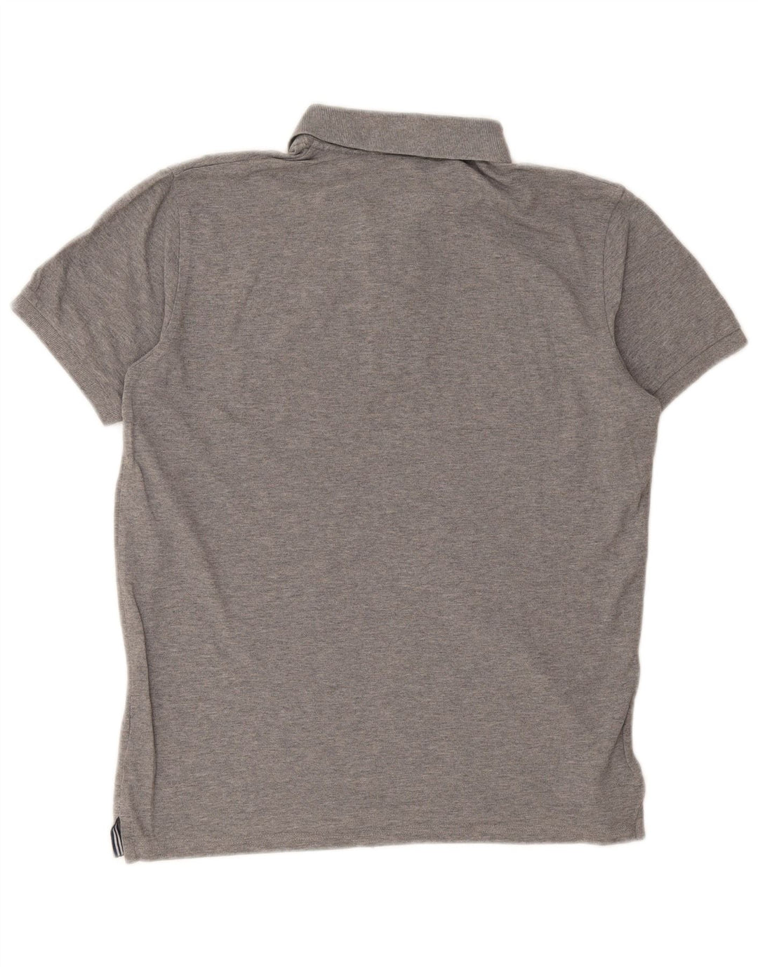 Gant Herren-Poloshirt aus mittelgrauer Baumwolle