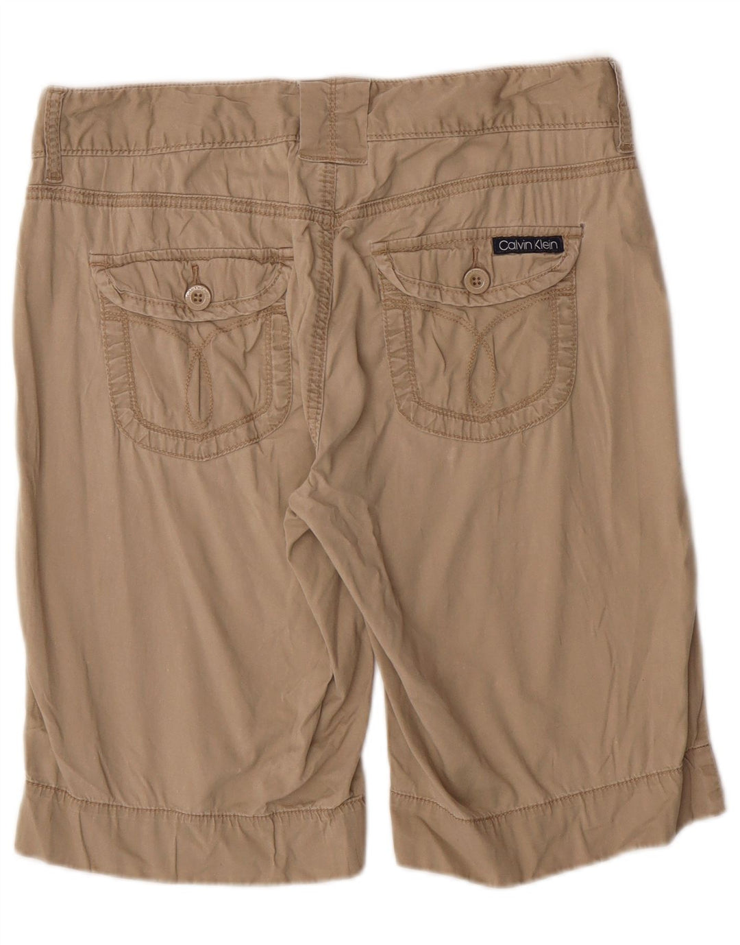 Calvin Klein Jeans Damen Freizeitshorts US 8 Medium W30 Beige Classic