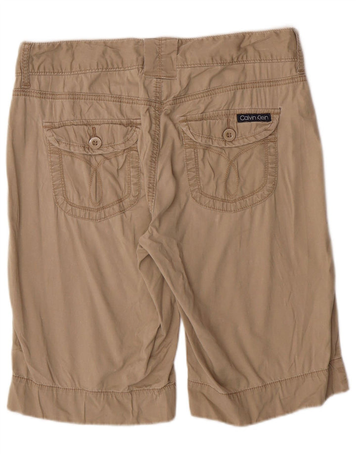 Calvin Klein Jeans Damen Freizeitshorts US 8 Medium W30 Beige Classic