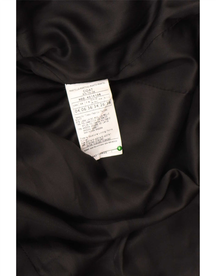 Max & Co. Damenmantel UK 6 XS Schwarze Wolle