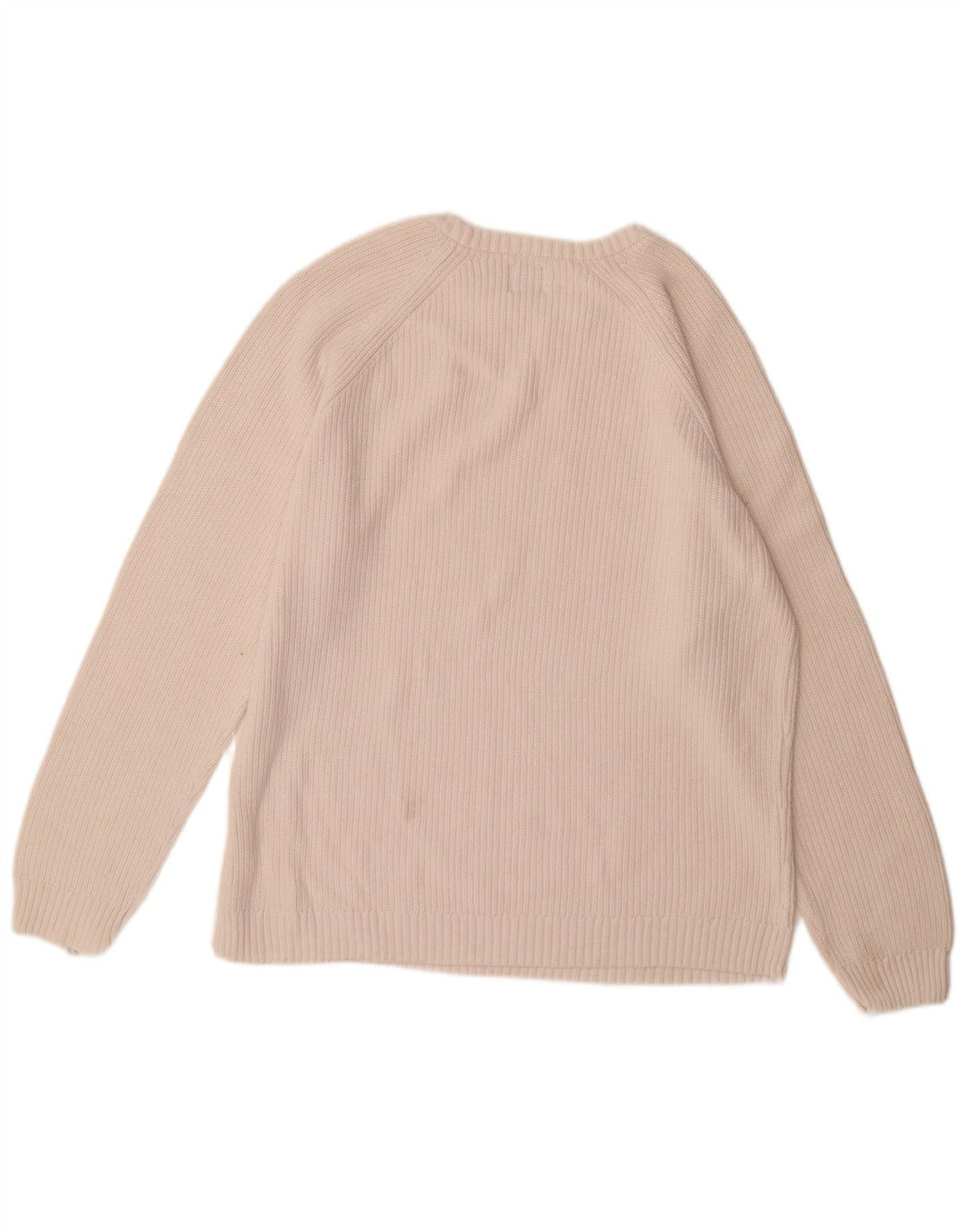 ZARA Mens Boat Neck Jumper Sweater XL Off White