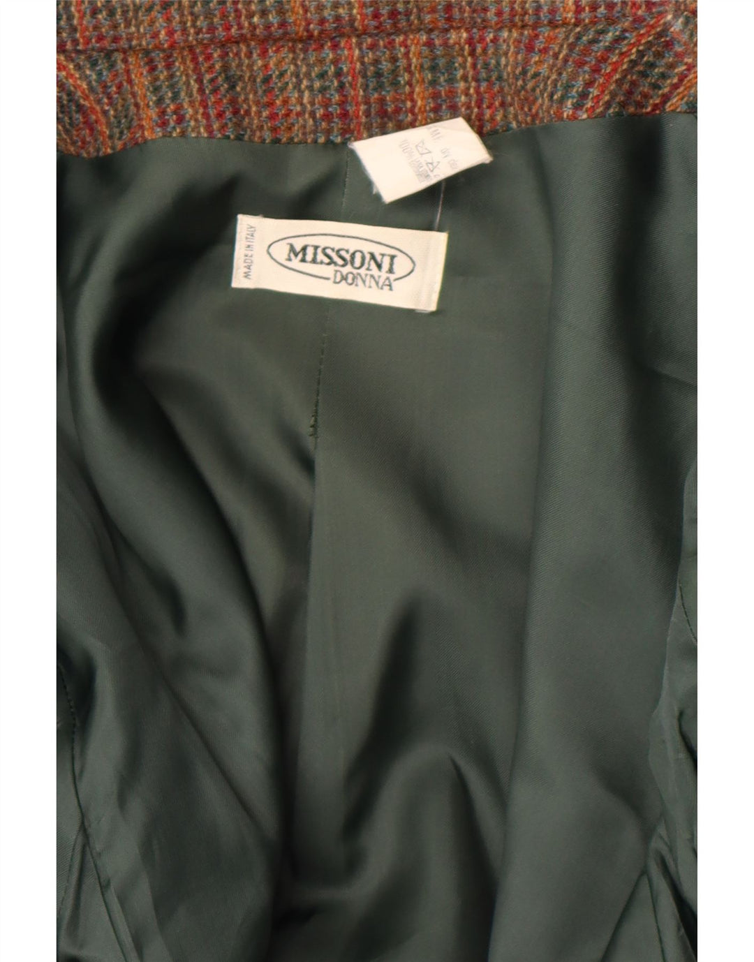 Missoni Damen-Blazer-Jacke, UK 12, mittelgroß, mehrfarbig, gestreift, klassisch