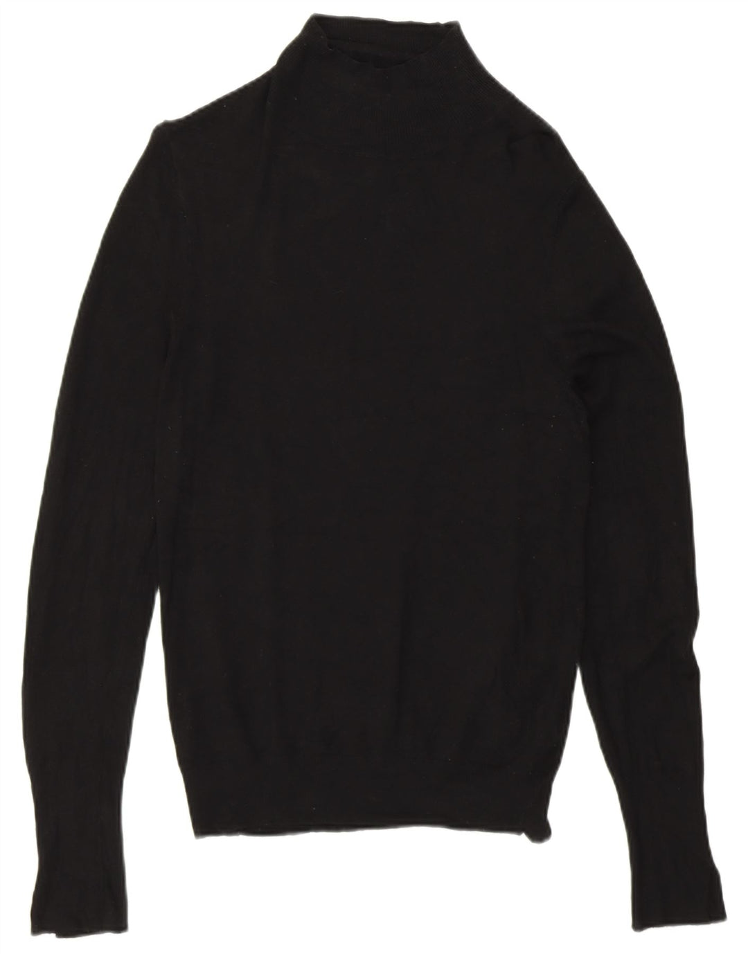 Zara Damen-Pullover mit Rollkragen, Gr. 14, mittlere schwarze Viskose