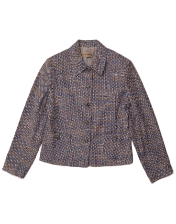 TOUJOURS Damen-Blazerjacke mit 5 Knöpfen, Gr. 10, Klein, Blau