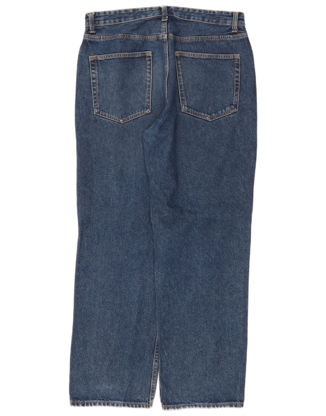 Zara Herren Straight Jeans EU 42 Large W32 L30 Blau
