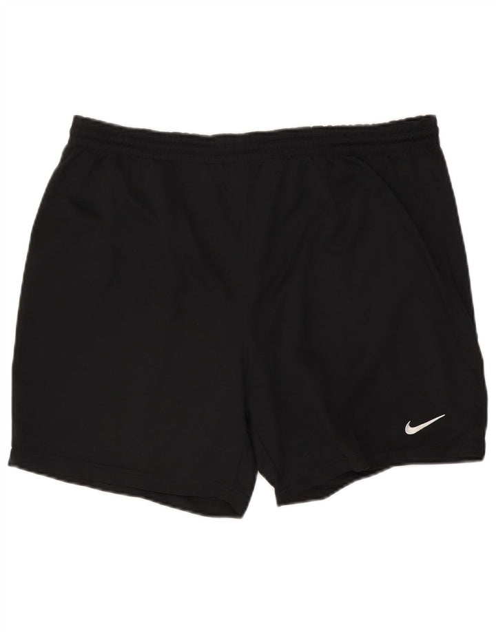Nike Herren-Sportshorts, groß, aus schwarzem Polyester