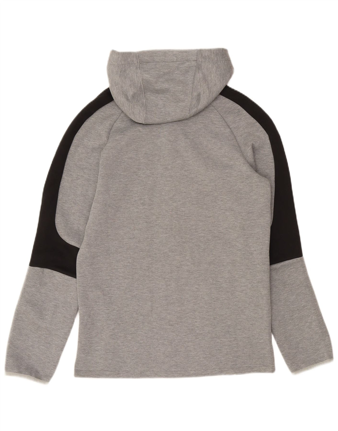 Puma Herren-Kapuzenpullover mit Reißverschluss, klein, Grau, Colourblock-Baumwolle