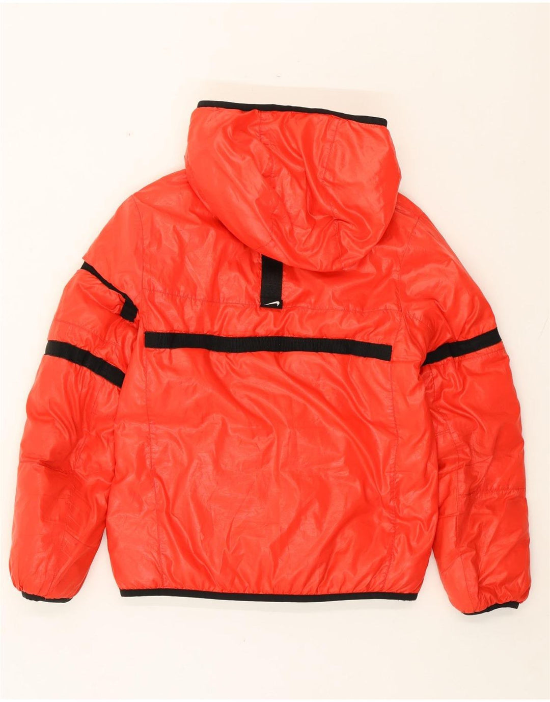 NIKE Jungen-Jacke mit Standard-Passform, gepolstert, 13–14 Jahre, Größe L, Rot, Farbblock
