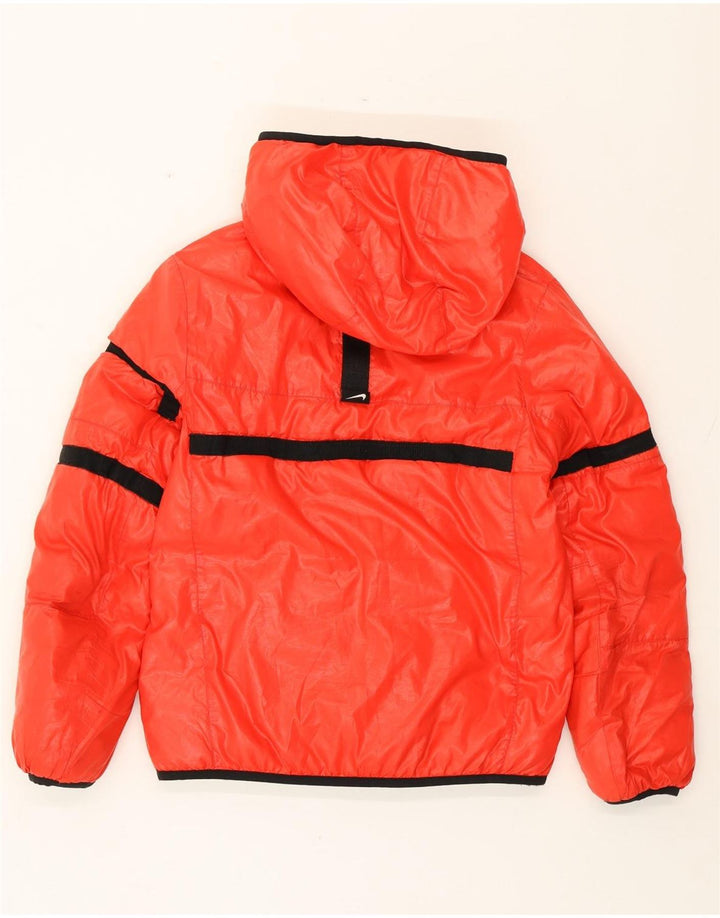 NIKE Jungen-Jacke mit Standard-Passform, gepolstert, 13–14 Jahre, Größe L, Rot, Farbblock
