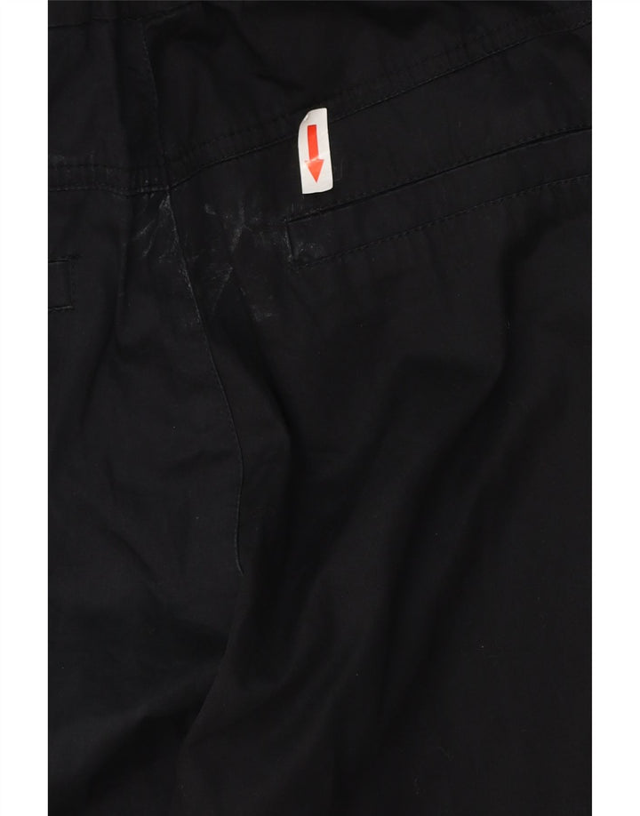 Zara Damen-Jogginghose, Cargohose, Größe S, W26, L27, Schwarz, Baumwolle