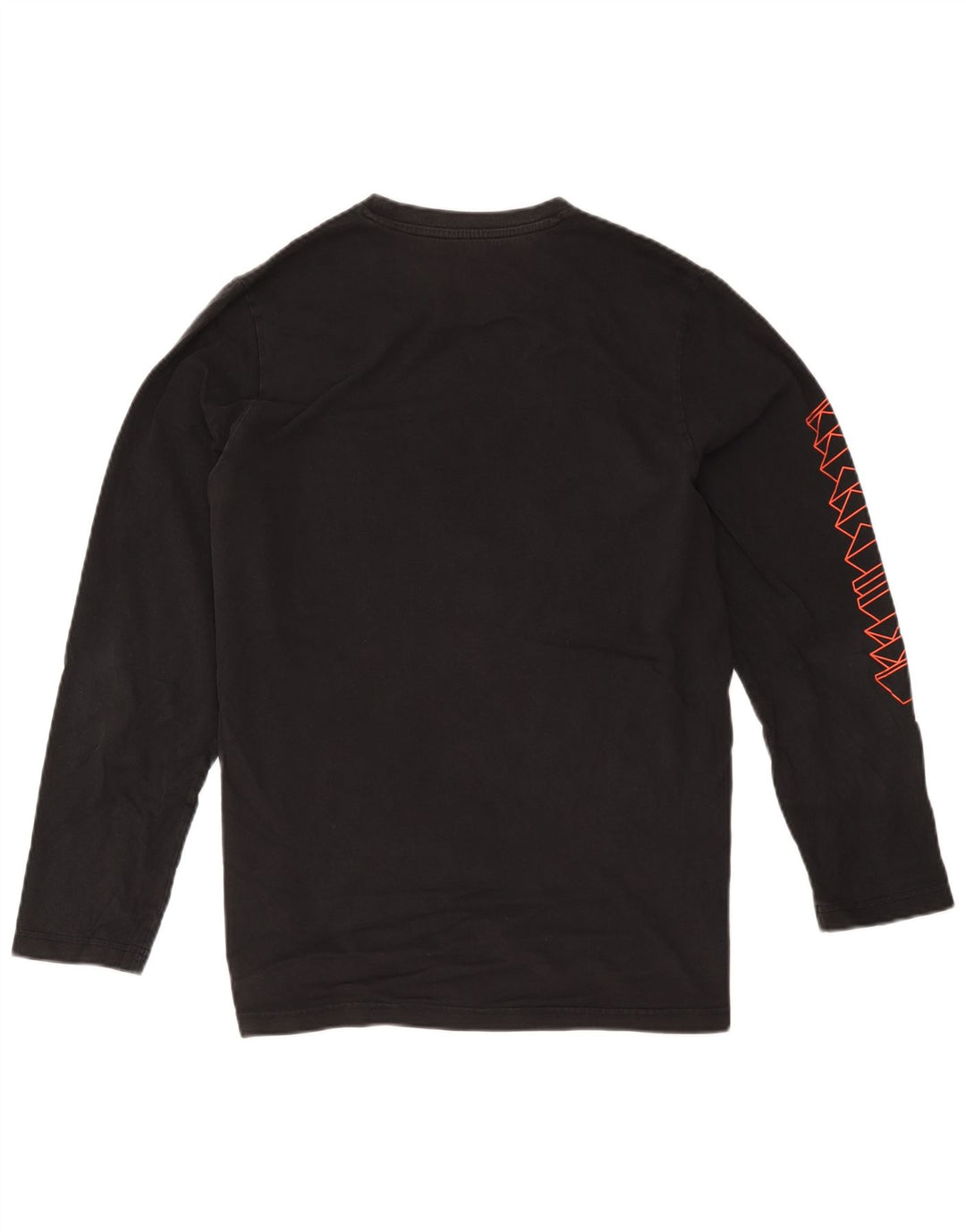 Adidas Herren Graphic Top Langarm Large Schwarz Baumwolle