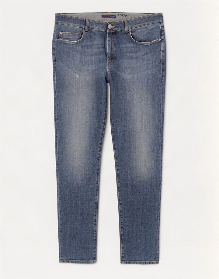 Trussardi Herren Slim Jeans W36 L34 Blau