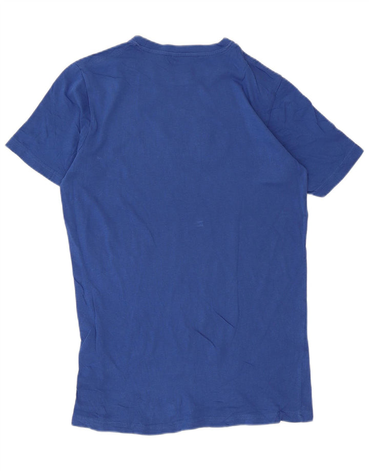 Carrera Herren-T-Shirt mit Grafik, Größe S, Blau, Baumwolle