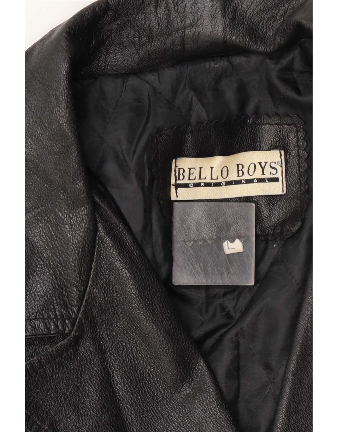 Bello Boys Damen Ledermantel UK 14 Large Schwarz