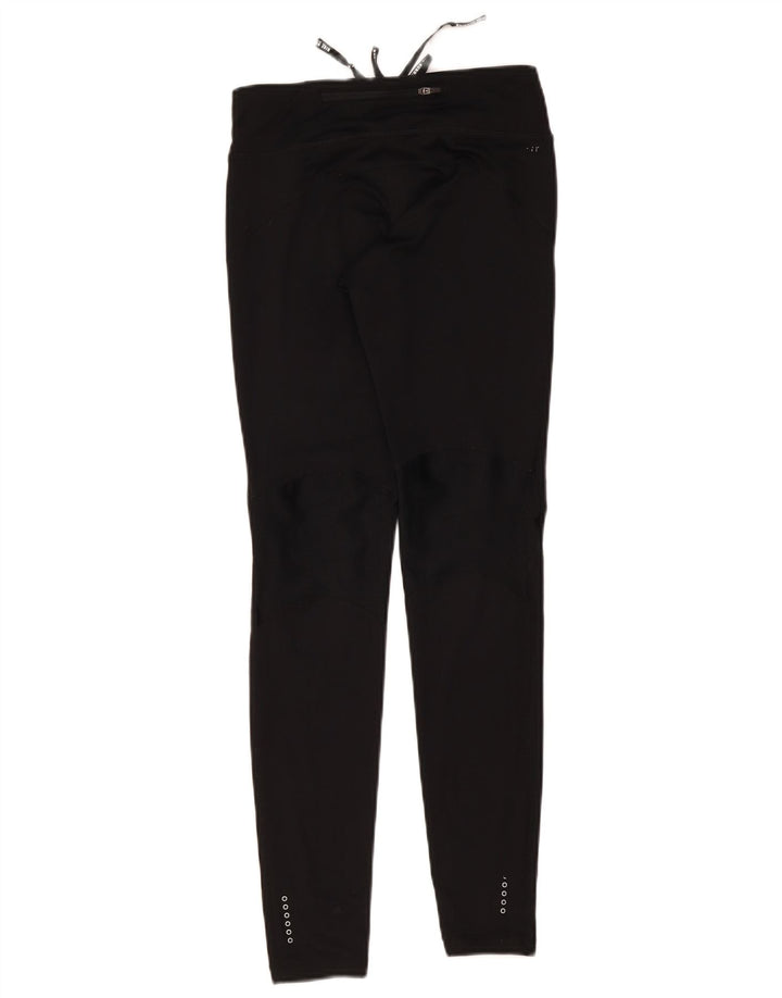 Nike Damen Dri Fit Leggings UK 8 Small Schwarz Polyester