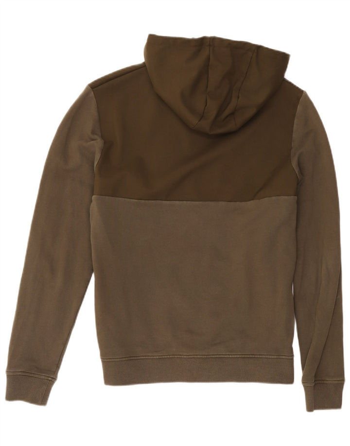 Lyle & Scott Herren-Kapuzenpullover mit Reißverschluss, Größe S, Khaki, Polyester