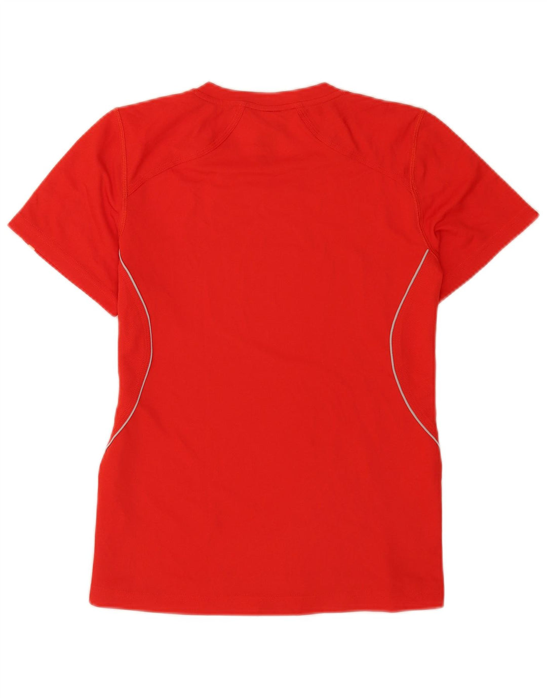 Adidas Damen T-Shirt Top UK 14 Mittelrot Polyester Sport