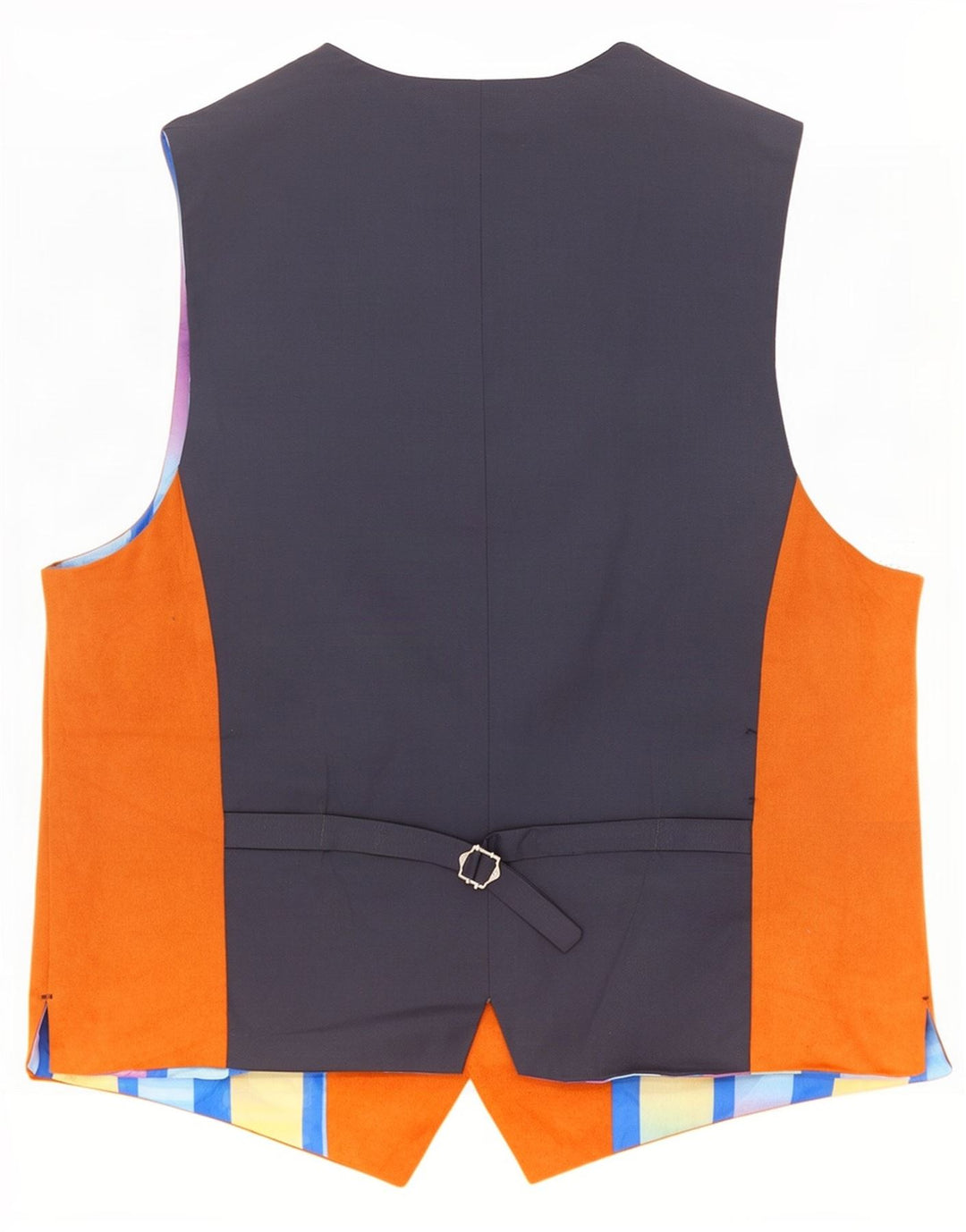 Cavani Herrenweste, klein, braunes Farbblock-Polyester