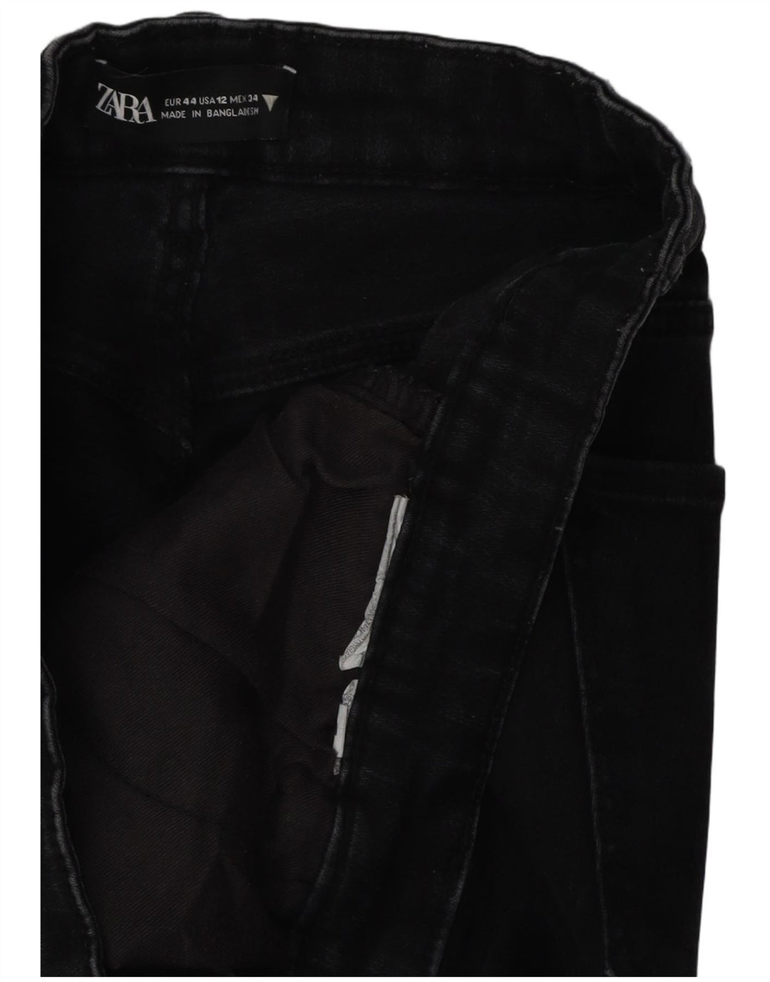 Zara Damen Slim Jeans EU 44 XL W34 L26 Schwarz