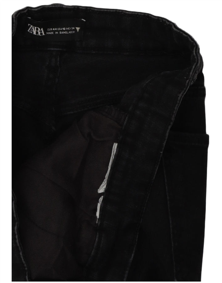 Zara Damen Slim Jeans EU 44 XL W34 L26 Schwarz