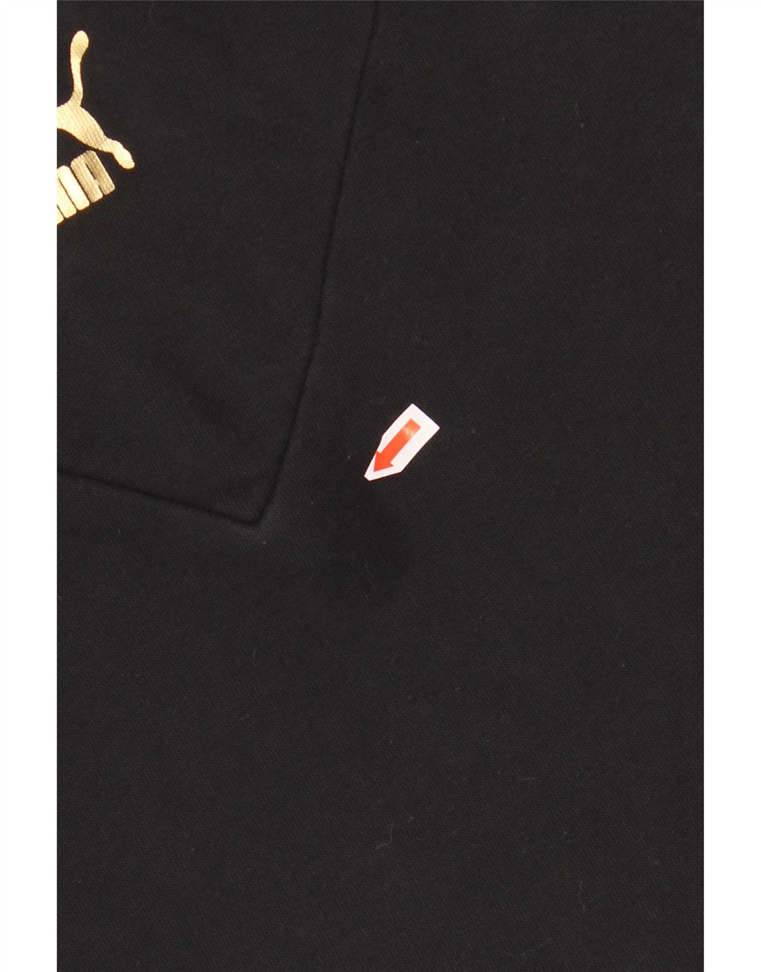 PUMA Mädchen Crop Graphic Hoodie Pullover 11-12 Jahre Schwarze Colourblock-Baumwolle