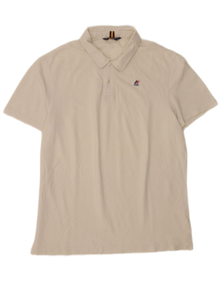 K-Way Herren Poloshirt XL Weiß