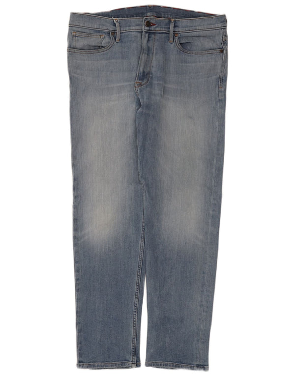 Marks & Spencer Herren Slim Jeans W34 L31 Blaue Baumwolle