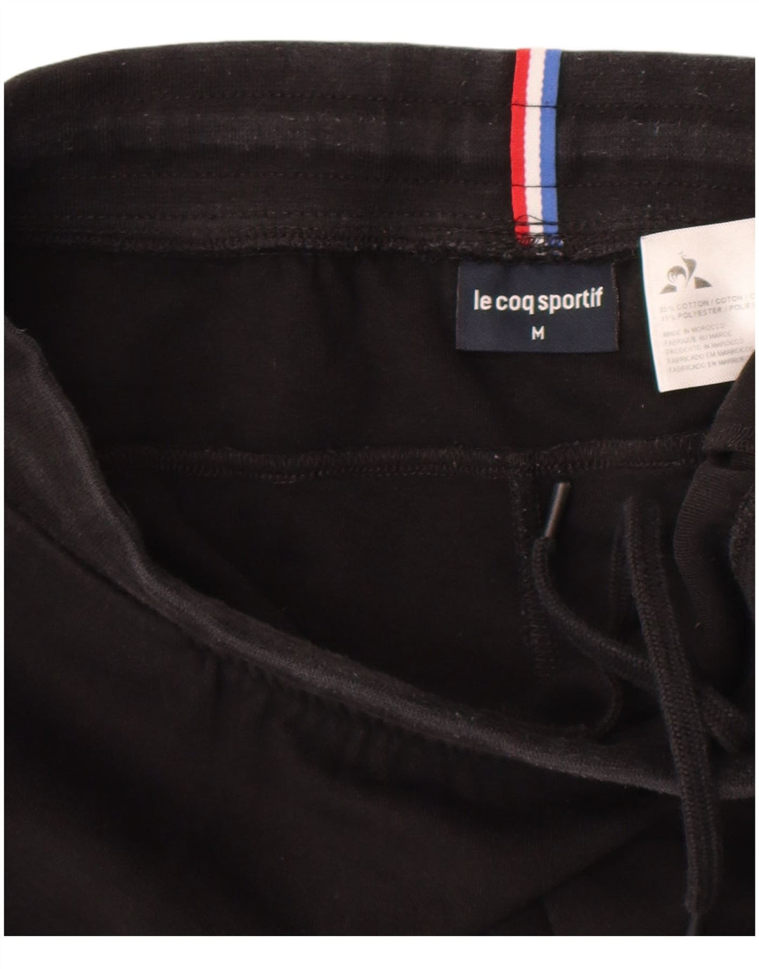 Le Coq Sportif Herren-Trainingshose, Jogginghose, mittelschwarz, Baumwolle