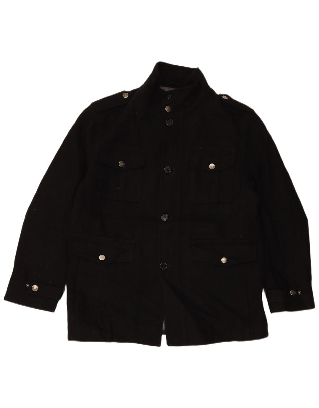 MICHAEL KORS Herren Utility Jacke UK 40 Large Schwarz