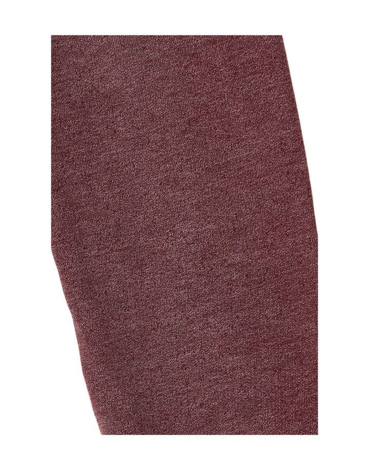 Superdry Herren-Kapuzenpullover mit Reißverschluss, mittlere kastanienbraune gefleckte Baumwolle