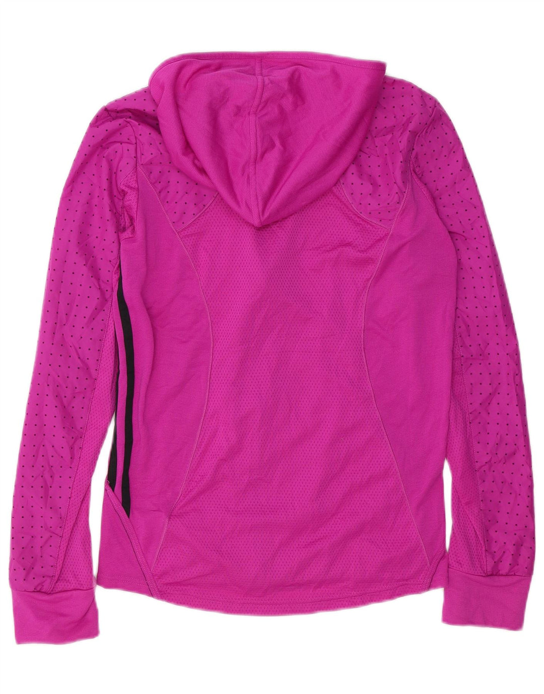 ADIDAS Womens Climalite Oversized Tracksuit Top Jacket UK 8/10 Small Pink