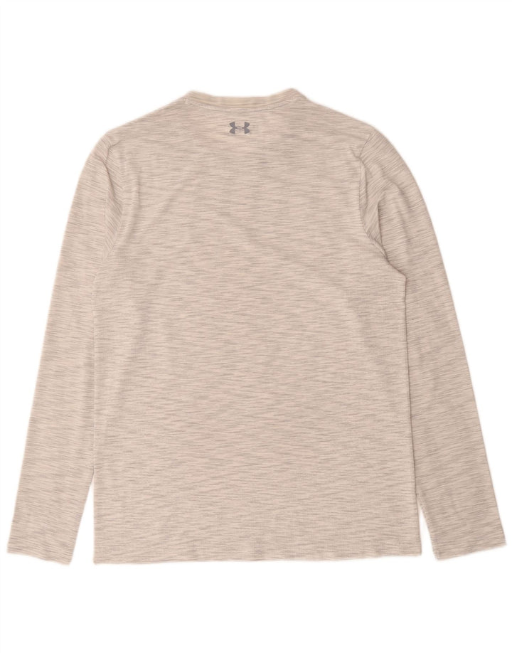 Under Armour Herren Heat Gear Top Langarm Large Grau meliert