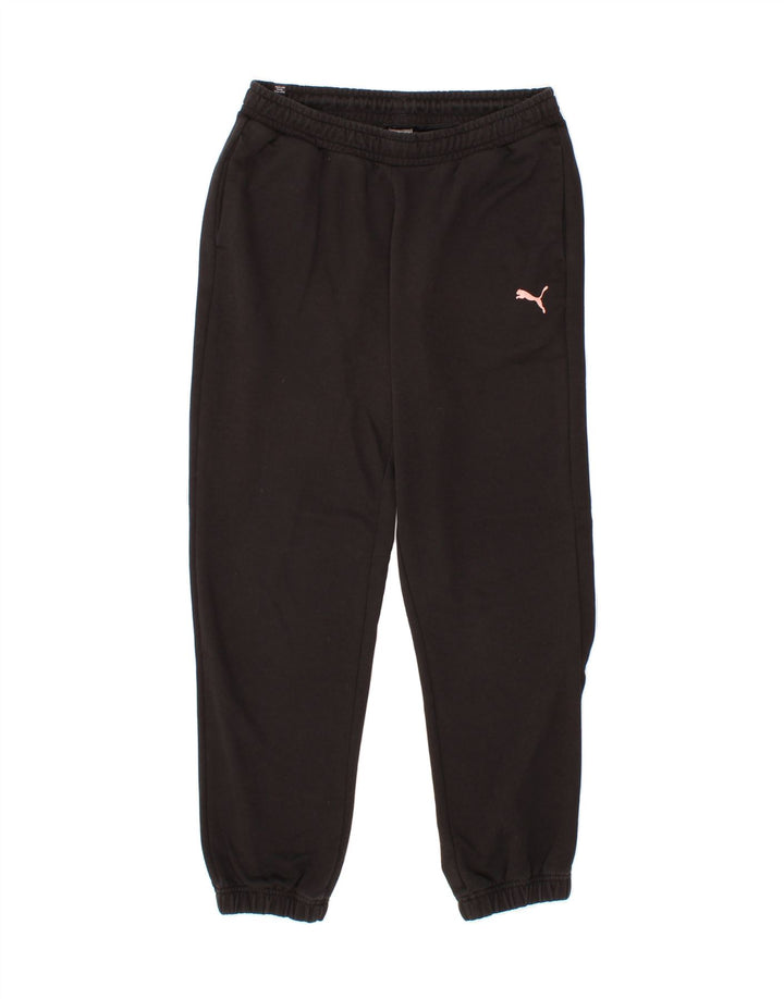 PUMA Mens Tracksuit Trousers Joggers Small  Black Vintage Puma and Second-Hand Puma from Messina Hembry 