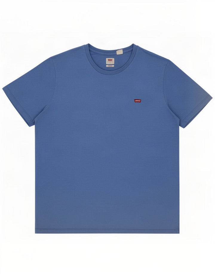 Levi's Herren Standard T-Shirt Top Large Blau Baumwolle