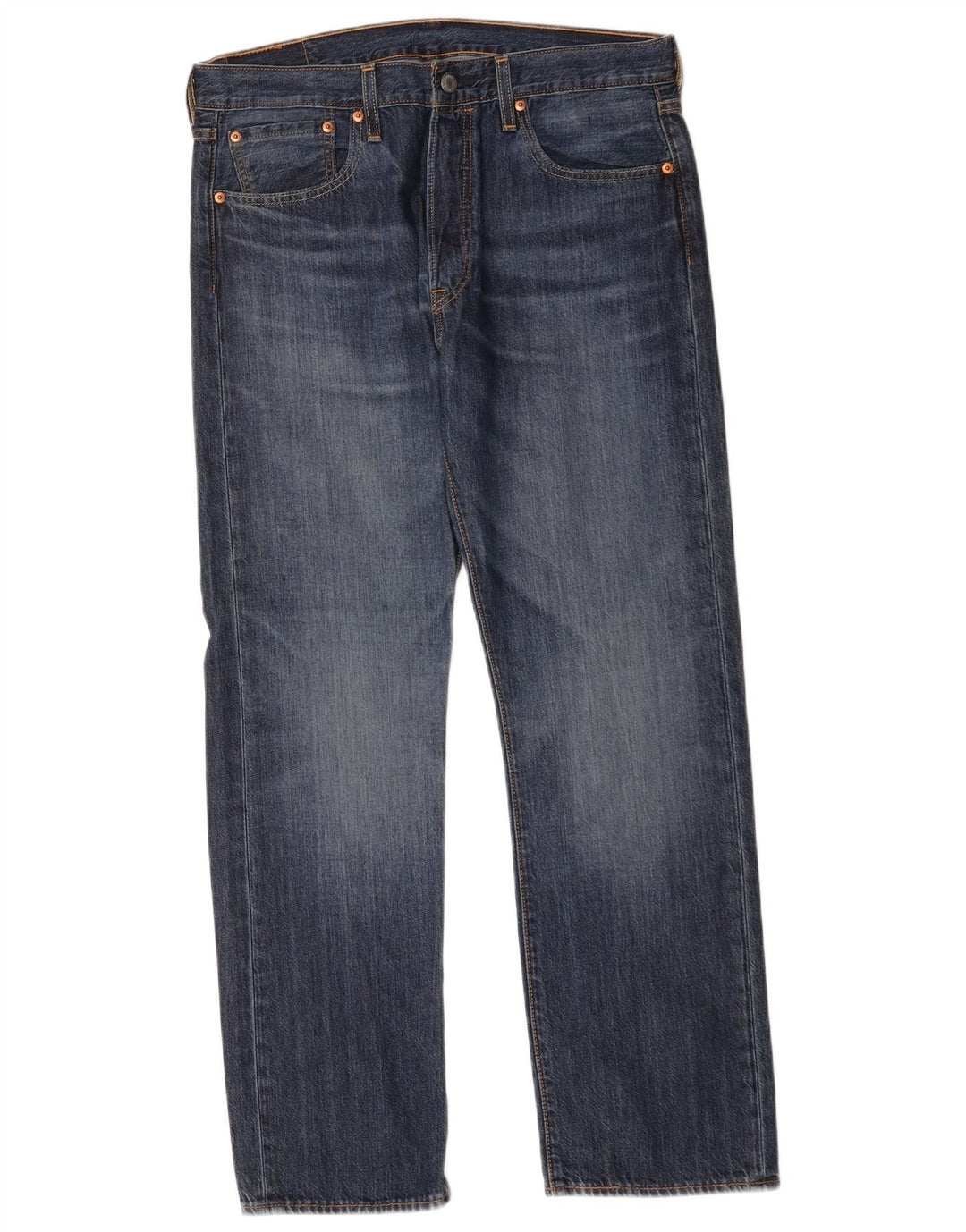 Levi's Herren 501 Straight Jeans W33 L30 Blaue Baumwolle