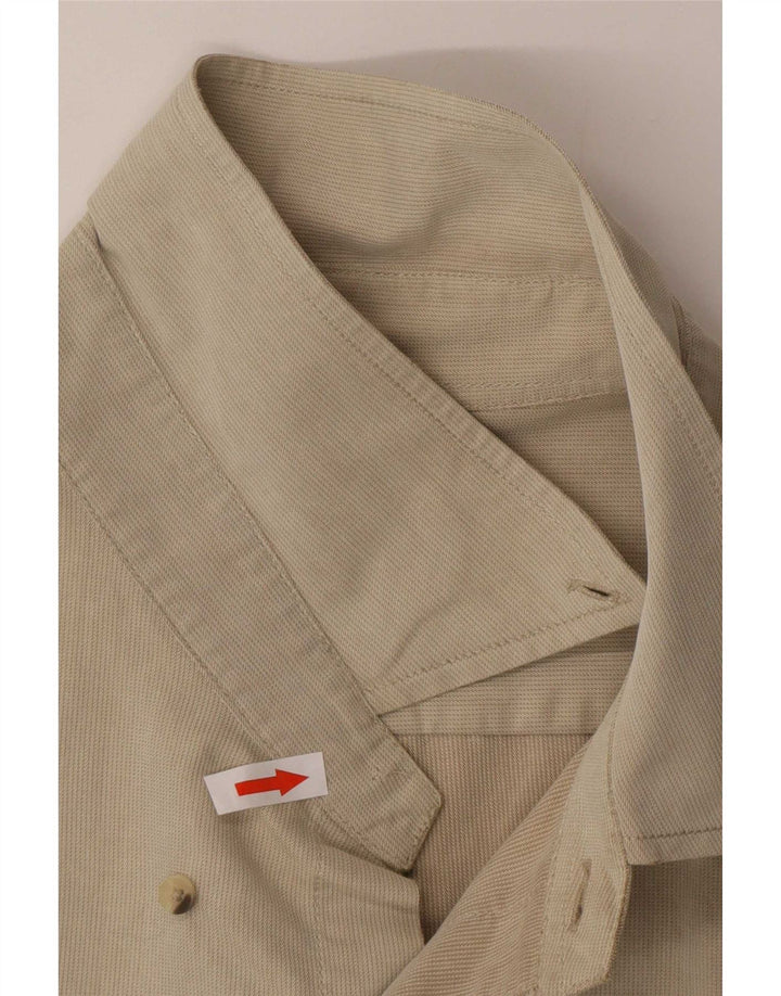 Marlboro Classics Herrenhemd 2XL Beige Baumwolle