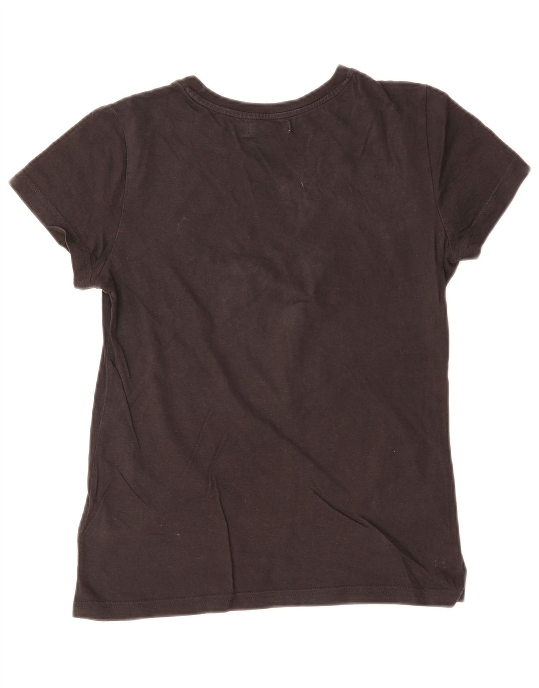 ADIDAS Damen Grafik T-Shirt Top IT 40 Small Schwarz Baumwolle