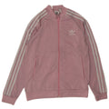Adidas Mädchen-Trainingsanzug-Top-Jacke, 11–12 Jahre, rosa Polyester