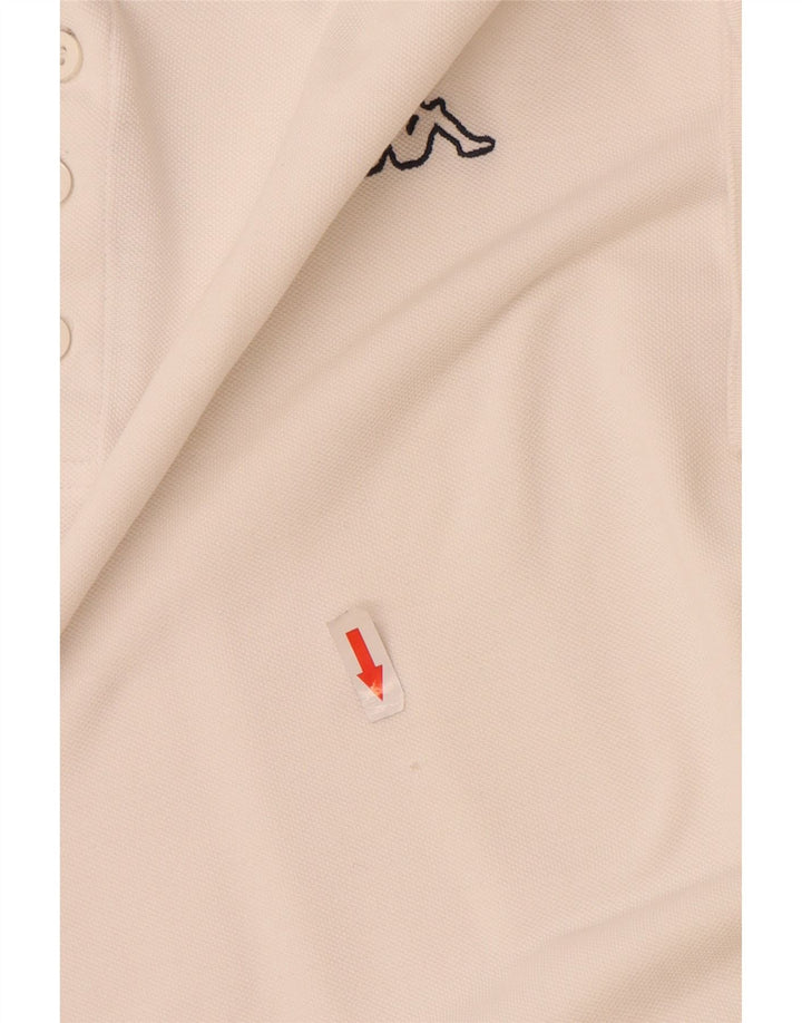 Kappa Herren Poloshirt 4XL Weiße Baumwolle