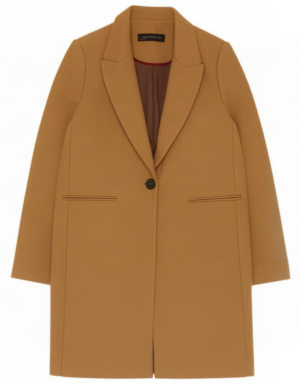 Zara Damenmantel UK 14 Large Brown