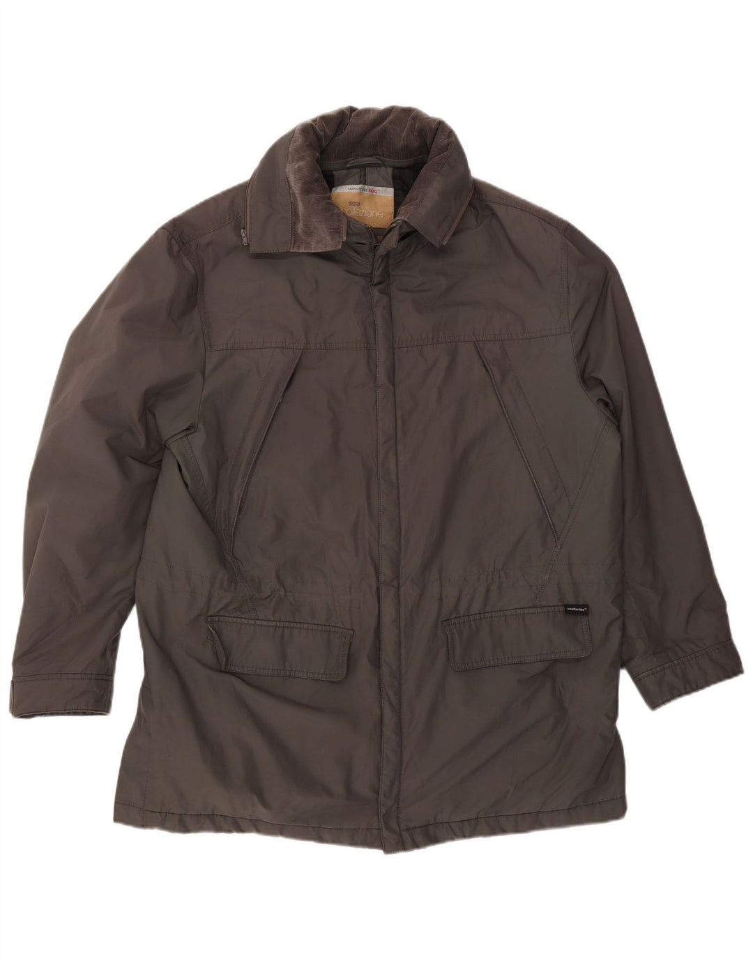 Marks & Spencer Herren-Utility-Jacke UK 40 Large Grau Polyester